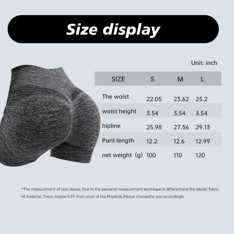 CZGUKE Women High Waist Workout Shorts Butt Lifting Tummy Control