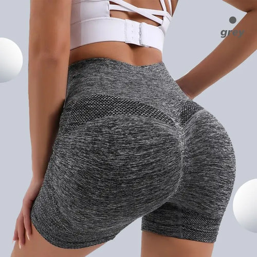 CZGUKE Women High Waist Workout Shorts Butt Lifting Tummy Control