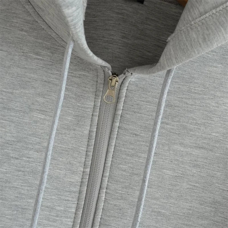 KEYANKETIAN Winter New Women's Zipper Hoodie High Street Unisex style