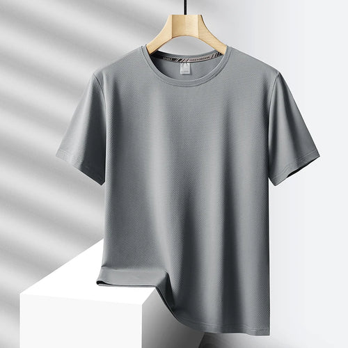 Quick Dry Sport Fashion T Shirt Men'S 2024 Short Sleeves Summer Casual