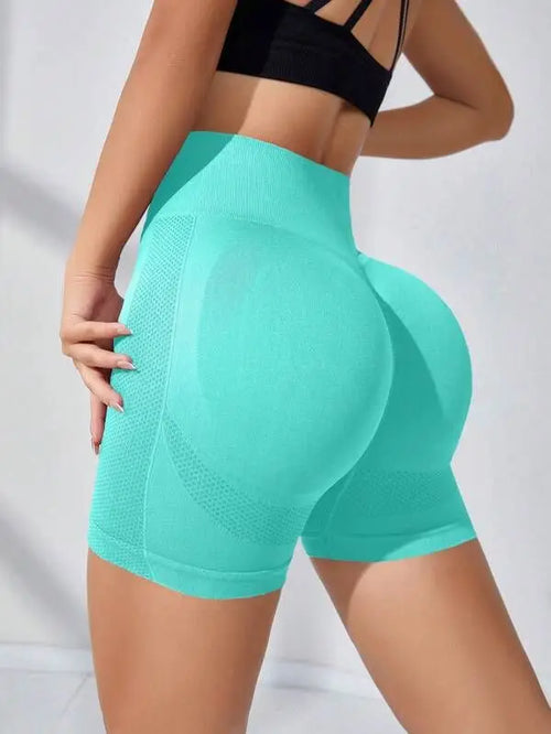 Women's High Waist Workout Shorts Butt Lifting Tummy Control Yoga