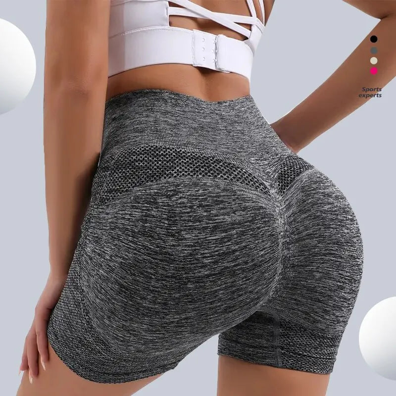 CZGUKE Women High Waist Workout Shorts Butt Lifting Tummy Control