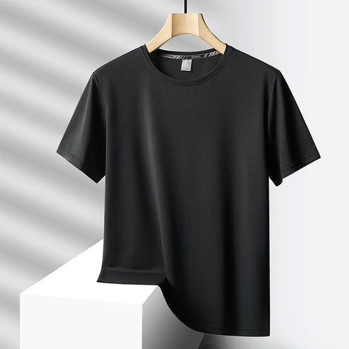 Quick Dry Sport Fashion T Shirt Men'S 2024 Short Sleeves Summer Casual