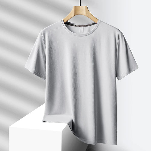 Quick Dry Sport Fashion T Shirt Men'S 2024 Short Sleeves Summer Casual